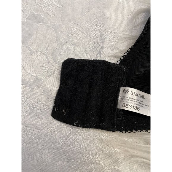 Wacoal 853186 Retro Chic Size 38DD Seamless Lined Underwire Contour‎ Bra Black - Picture 10 of 12